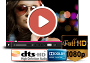 Toista 1080p videon ja HD-surround-äänen toistoa